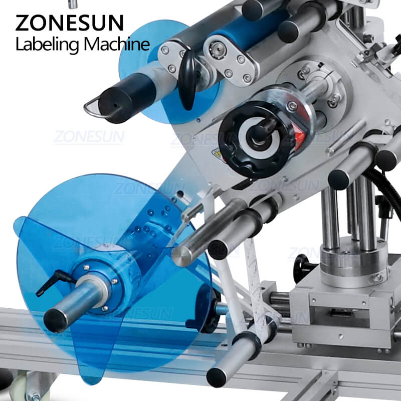 Labeling Structure of Automatic Bottom Side Labeling Machine