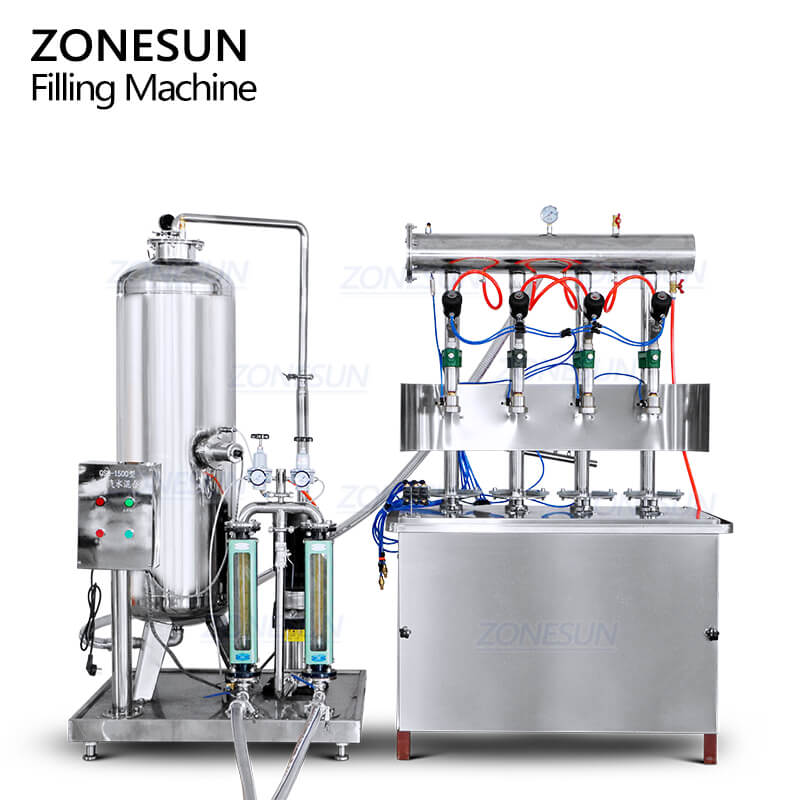 Semi-automatic Soda Water Filling Machine