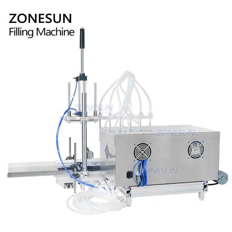  ZS-DTMP6A  Automatic Desktop Magnetic Pump Filling Machine