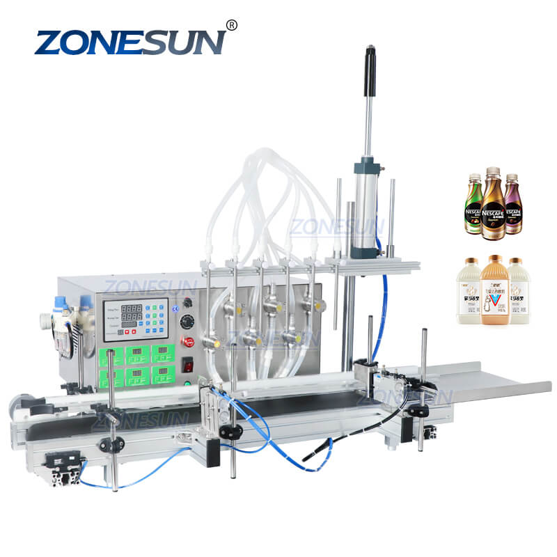 ZS-DTMP6A  Automatic Desktop Magnetic Pump Filling Machine