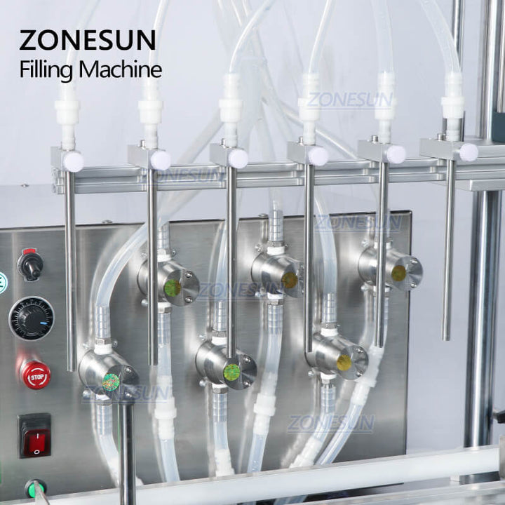 Filling Nozzle of ZS-DTMP6A  Automatic Desktop Magnetic Pump Filling Machine
