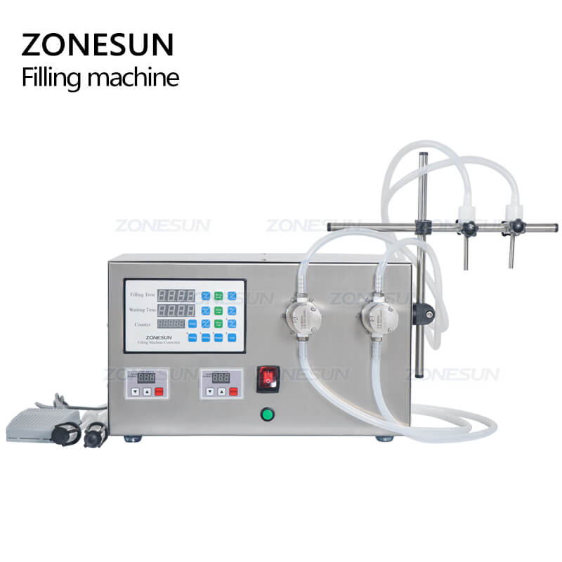 Double Head Magnetic Pump Filling Machine