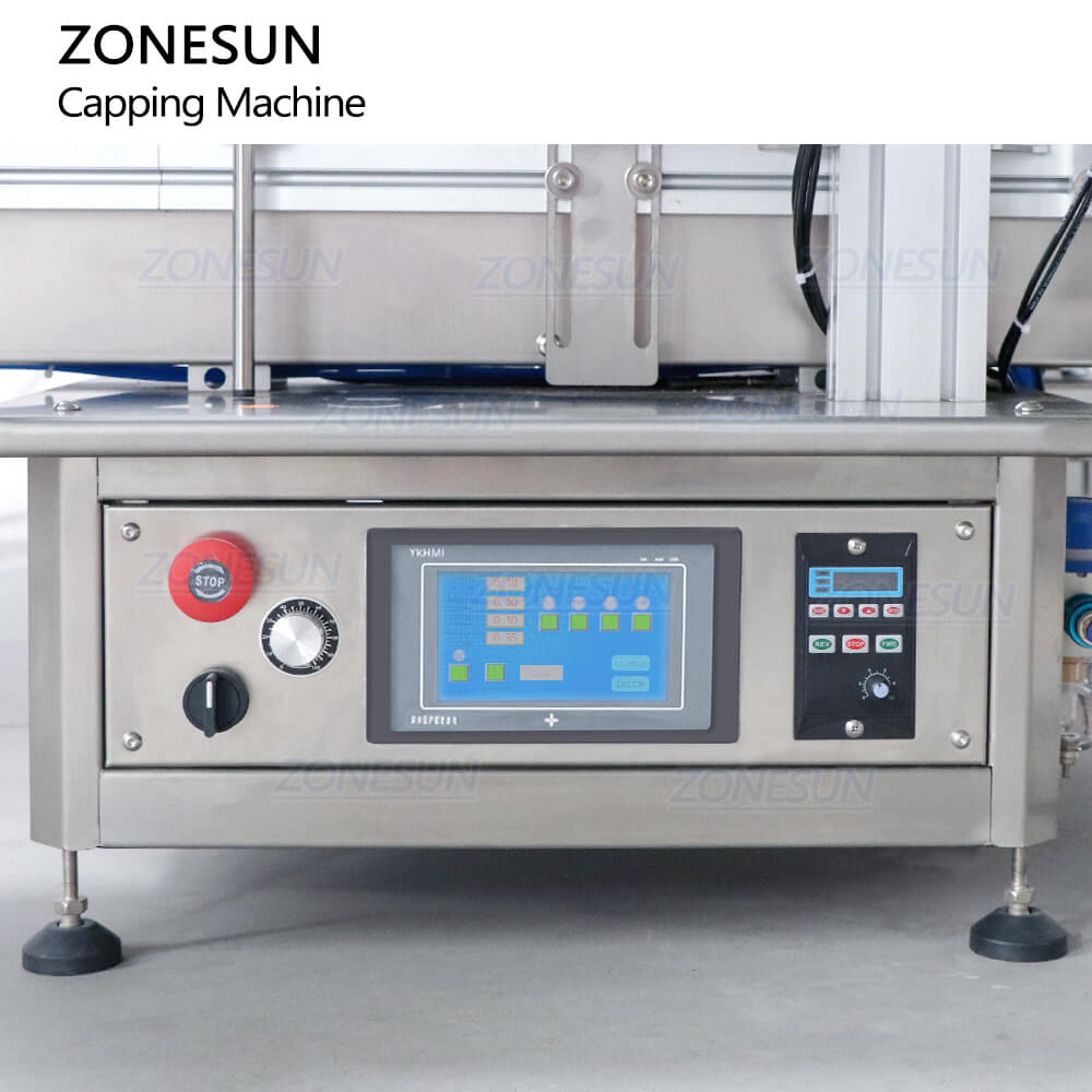 Control Panel of Essential Oil Capping Machine