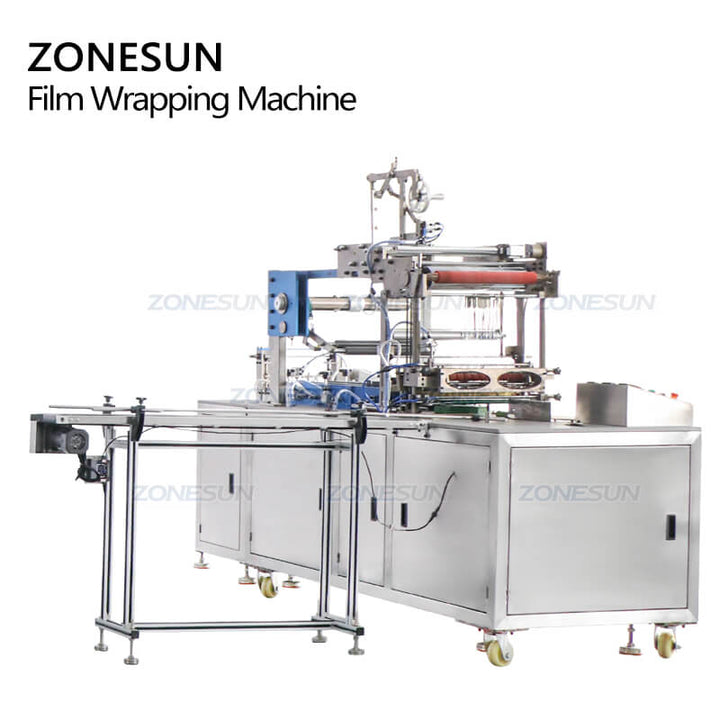 Facial Mask Box Film Wrapping Machine