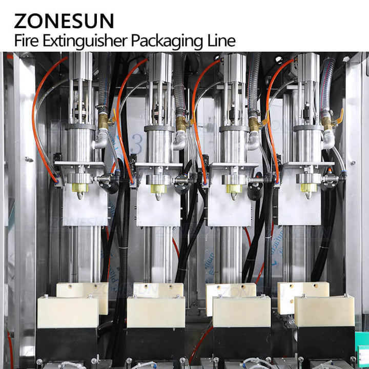 Filling Nozzle of Fire Extinguisher Filling Capping Labeling Machine