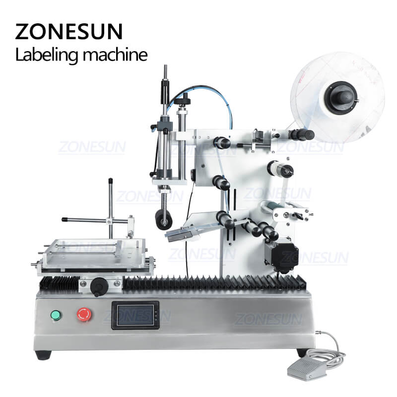 Flat Bottle Surface Labeling Machine