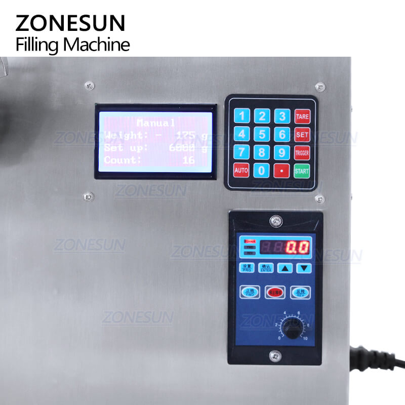 Control Panle of Gear Pump Filling Machine