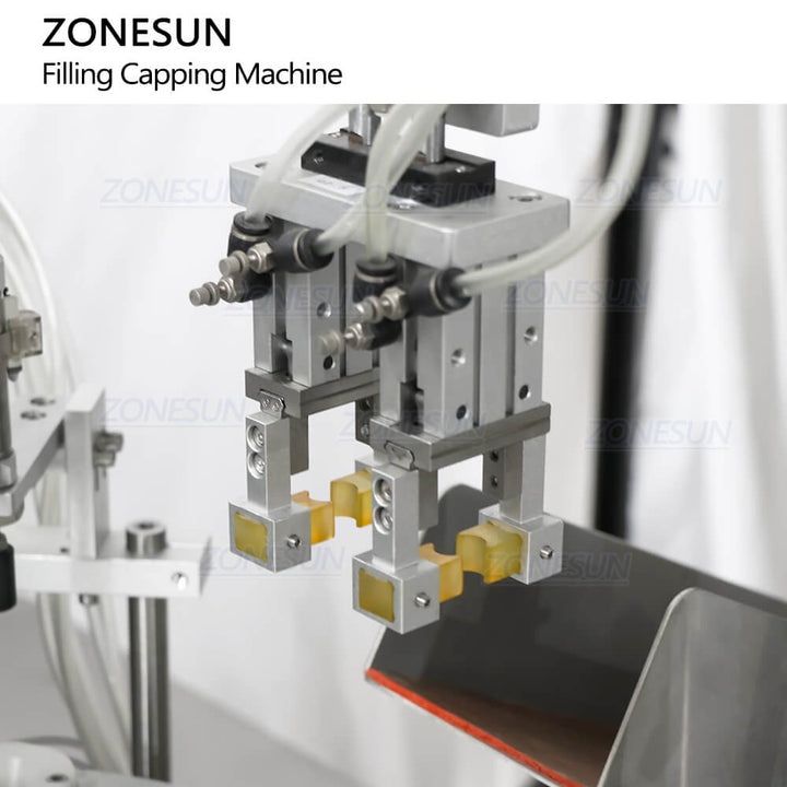 Bottle Clamping Structure of Small Perfume Vial Filling Capping Machine