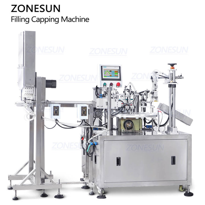 Small Perfume Vial Filling Capping Machine