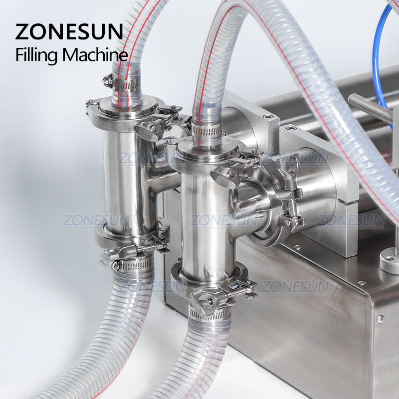 double nozzles fully pneumatic liquid filling machine