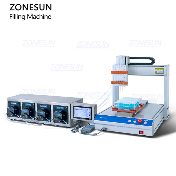 High Accuracy Peristaltic Pump Filling Machine For Chemical Liquid