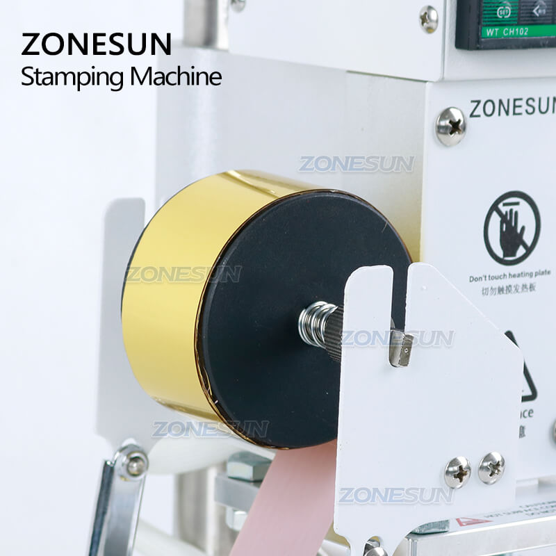 ZONESUN ZS-90AC Hot Foil Stamping Machine Manual Bronzing Embossing Ma