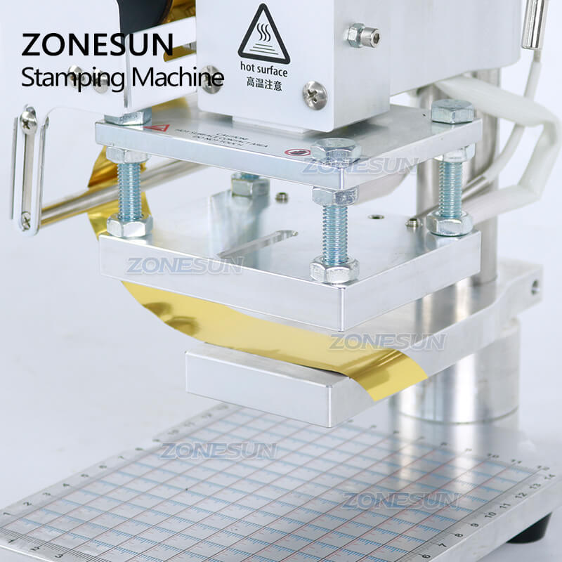 ZONESUN ZS-90AC Hot Foil Stamping Machine Manual Bronzing Embossing Ma