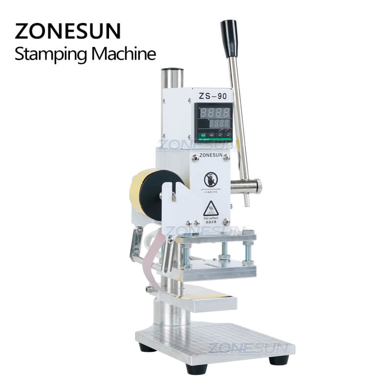 ZONESUN ZS-90AC Hot Foil Stamping Machine Manual Bronzing Embossing Ma