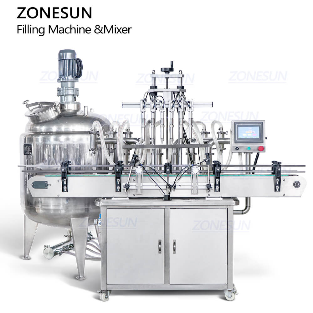 Automatic Thick Liquid Mixing Filling System