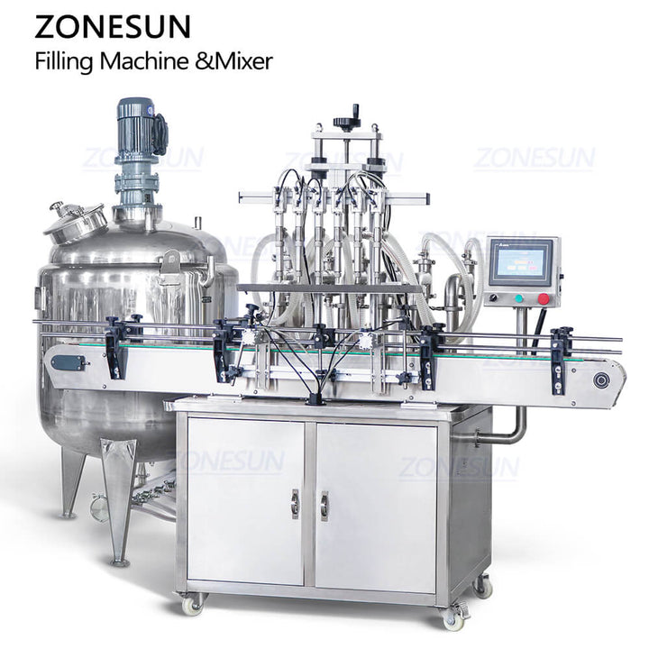  Thick Liquid Mixing Filling Machine For Lotion