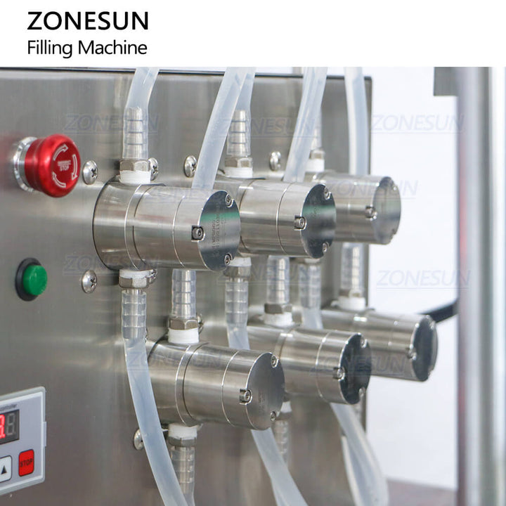 ZS-VTMP6P Automatyczna 6-głowicowa pompa magnetyczna, rozwiązanie do pielęgnacji cieczy Maszyna do napełniania płynnym olejkiem eterycznym