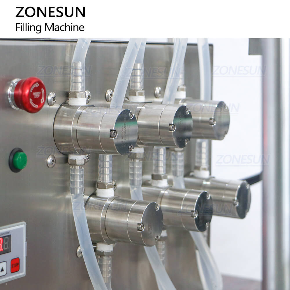 ZS-VTMP6P otomatis 6 Kepala Magnet Pump Perawatan Cairan kanggo ink minyak esensial