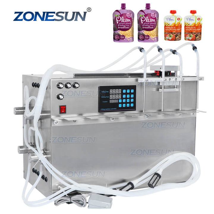 Magnetic Pump Spout Pouch Filling Machine