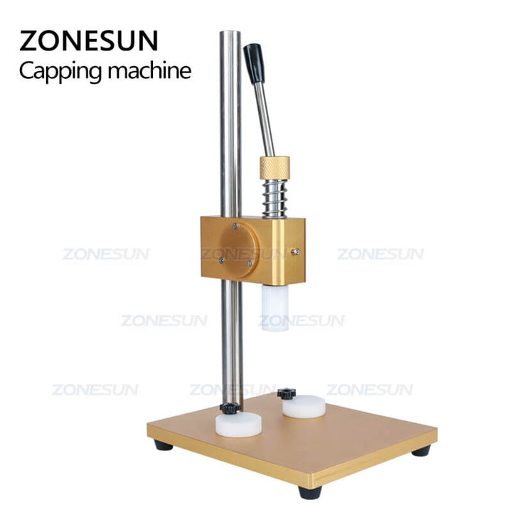 Manual Perfume Bottle Collar Ring Capping Machine