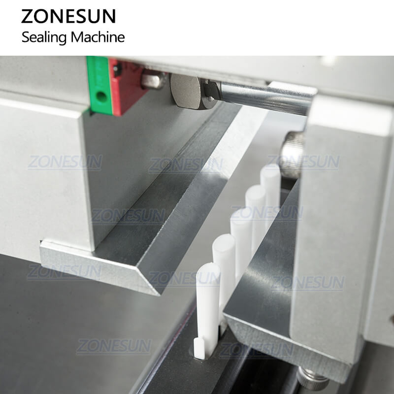 ZS-FK003U Semi-automatic Monodose Strip Tube Cosmetic Ultrasonic Aluminium Plastic Soft Tube Sealing Cutting Machine