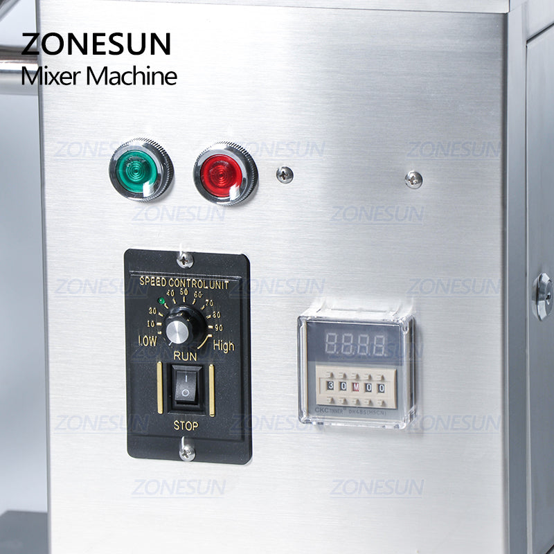 ZONESUN ZS-V2 Stainless Steel V- type Powder Blender Mixing Machine Fo