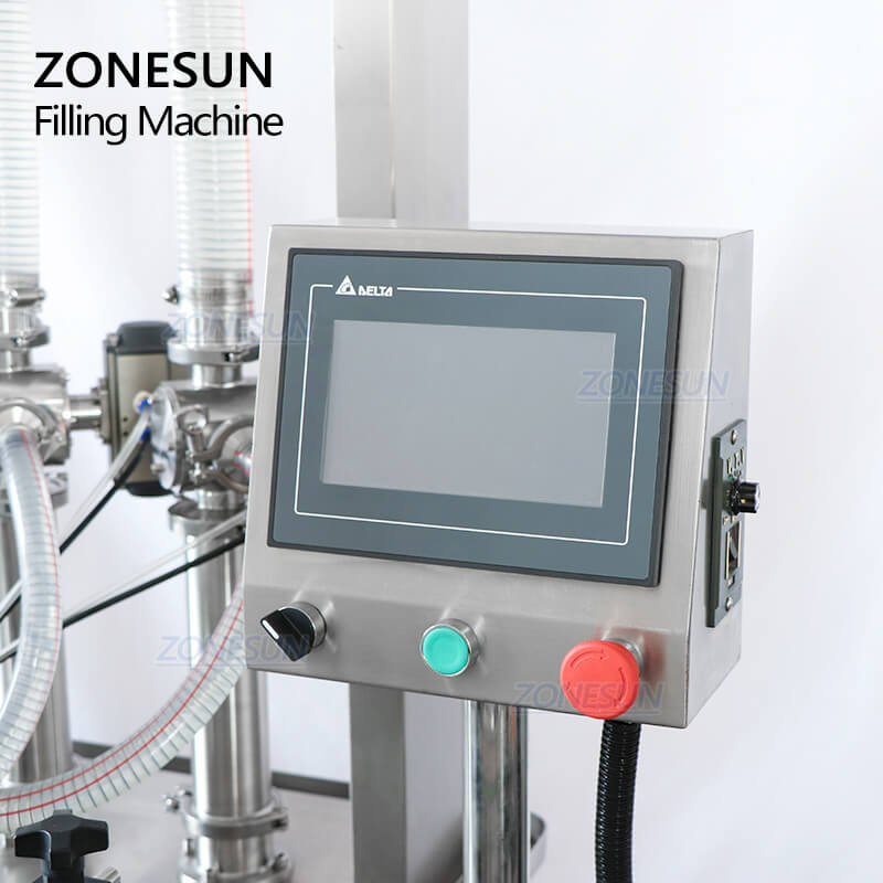 Display of 6 Nozzle Automatic Paste Filling Machine