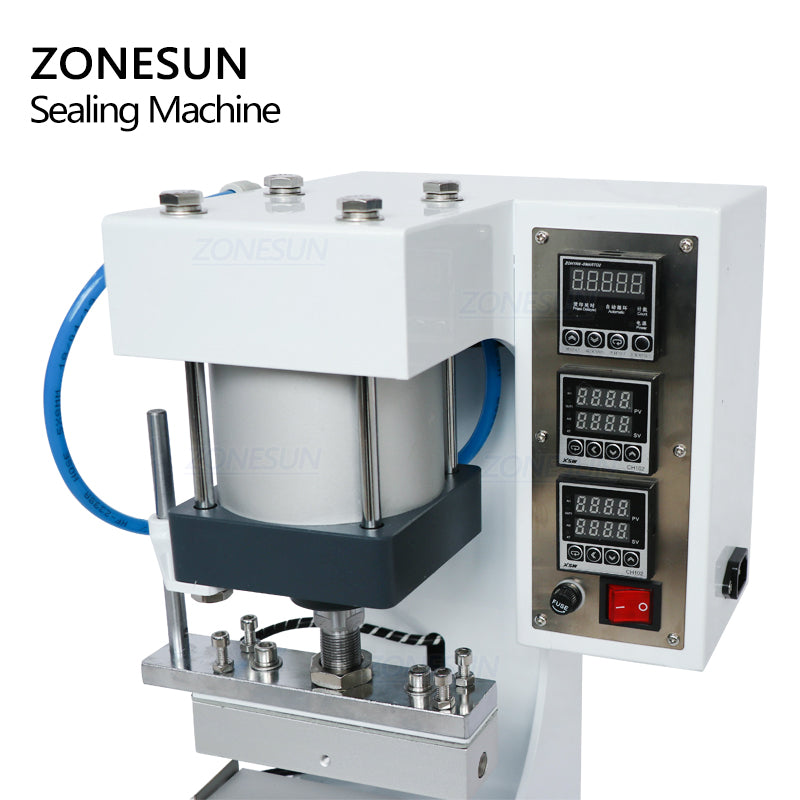 ZONESUN ZY-819G  40*150mm Automatic Heat Pressing Machine Nut Food Sealing Machine - ZONESUN TECHNOLOGY LIMITED