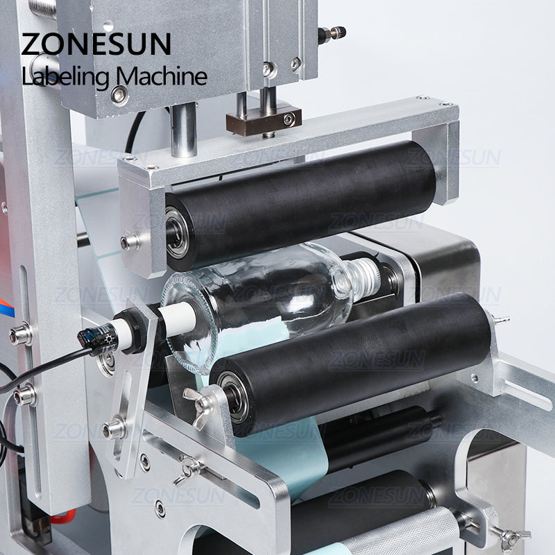 semi-auto round bottle labeling machine