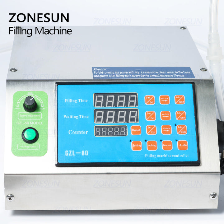 Control panel of Diaphragm Pump Liquid Filling Machine