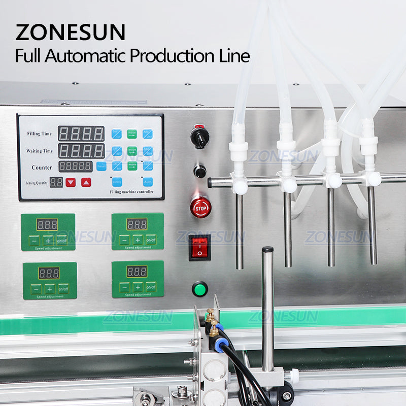 Filling nozzle of ZS-FAL180 Tabletop Filling Capping Labeling Production Line