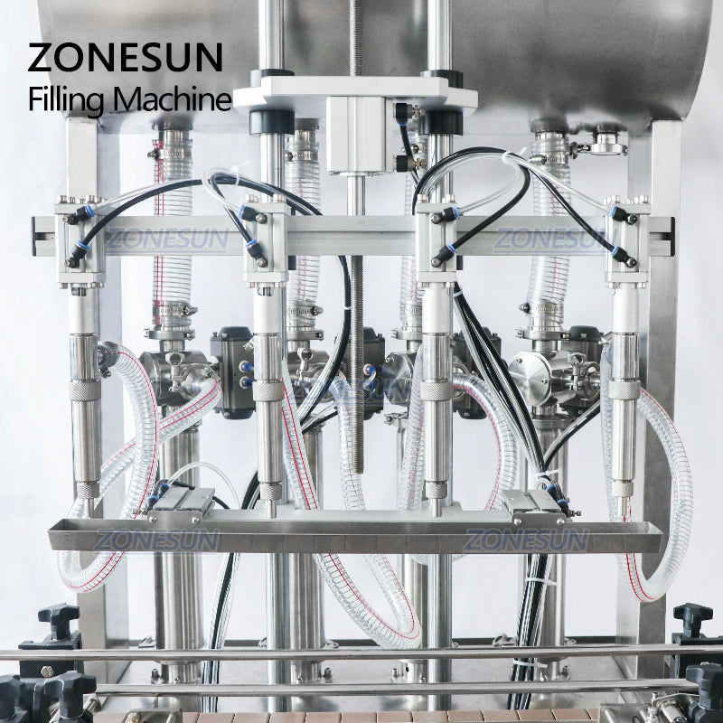 ZS-YT4T-4P 4 Nozzle Automatic Paste Filling Machine For