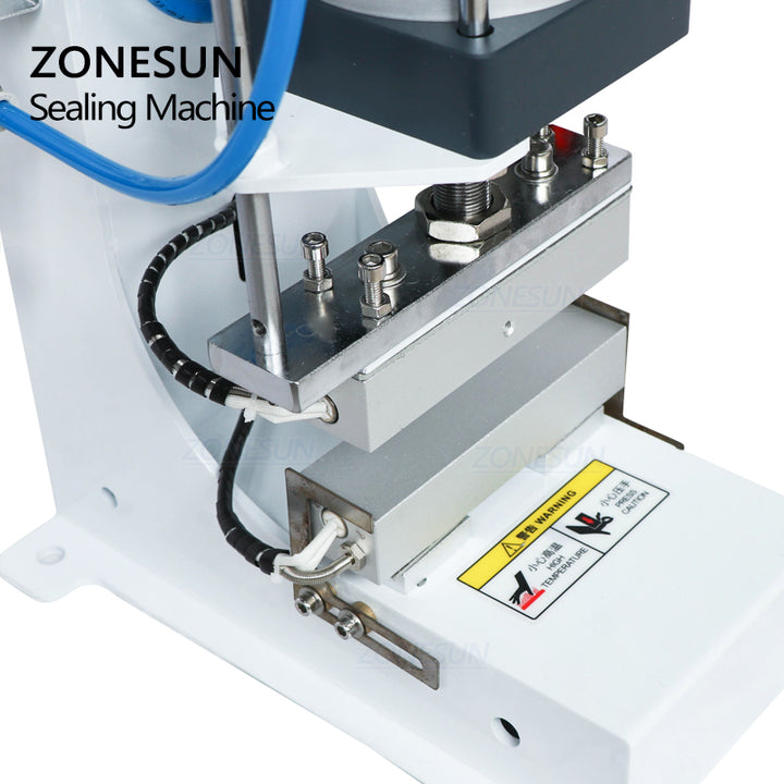 ZONESUN ZY-819G  40*150mm Automatic Heat Pressing Machine Nut Food Sealing Machine - ZONESUN TECHNOLOGY LIMITED