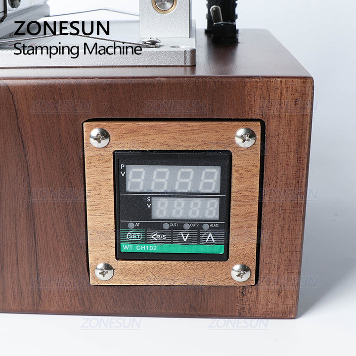 ZONESUN ZS-110C Digital Hot Foil Stamping Machine For Wood Leather Paper Custom Logo Stamp - ZONESUN TECHNOLOGY LIMITED