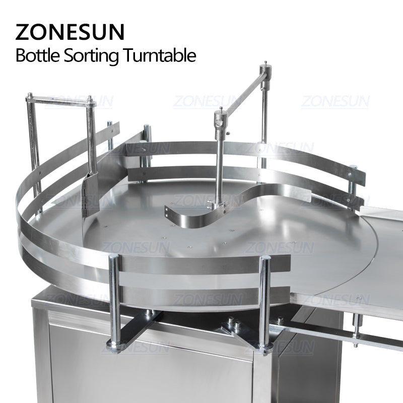 Bottle turntable of Full Automatic Filling Capping Machine Production Line