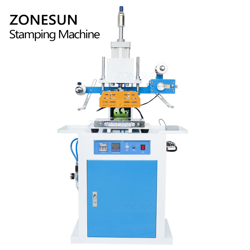 ZONESUN ZY-819C Pneumatic Stamping Machine For Custom Logo Leather Stamping - ZONESUN TECHNOLOGY LIMITED