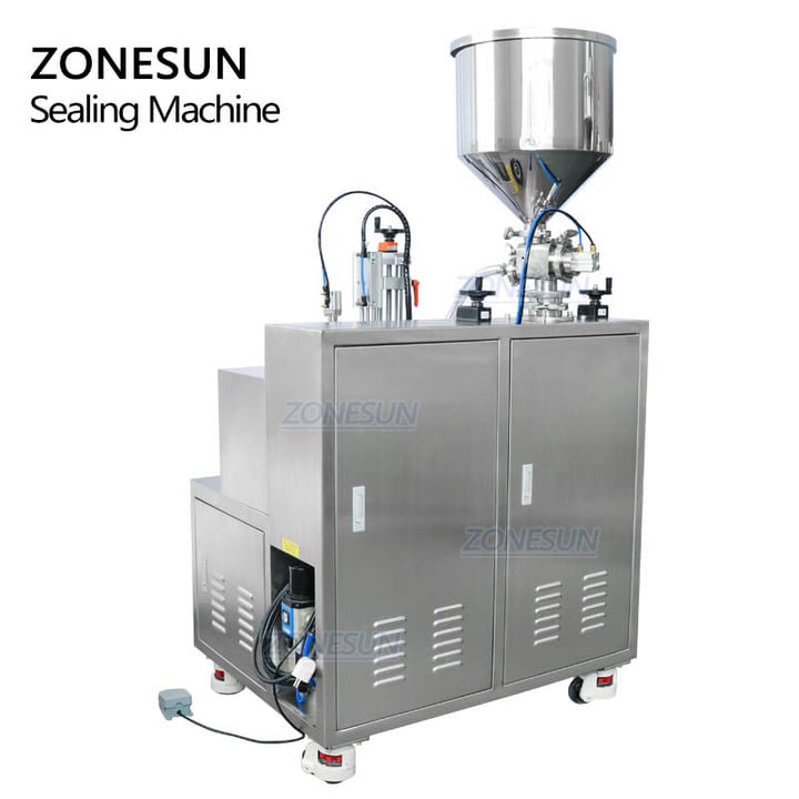 Semi Automatic Tube Filling Sealing Machine