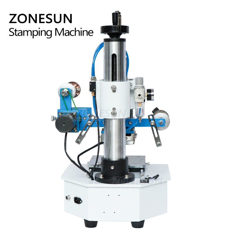 ZONESUN ZY-819H Pneumatic Hot Foil Stamping Machine For Custom Logo Leather Wood Burning - ZONESUN TECHNOLOGY LIMITED