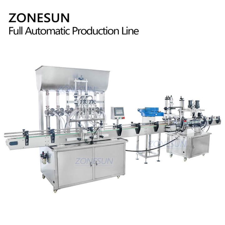 ZS-FAL180AP Automatic Paste Filling Capping Machine with Cap Feeder