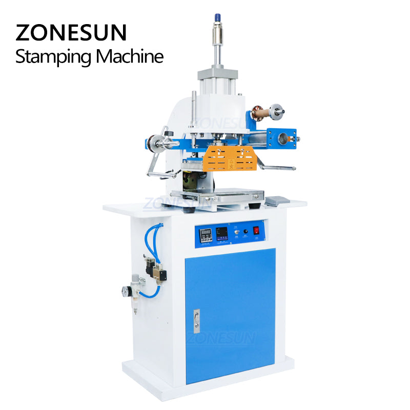 ZONESUN ZY-819C Pneumatic Stamping Machine For Custom Logo Leather Stamping - ZONESUN TECHNOLOGY LIMITED
