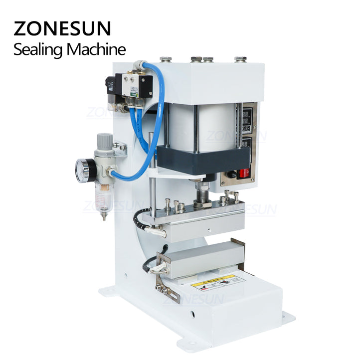 ZONESUN ZY-819G  40*150mm Automatic Heat Pressing Machine Nut Food Sealing Machine - ZONESUN TECHNOLOGY LIMITED