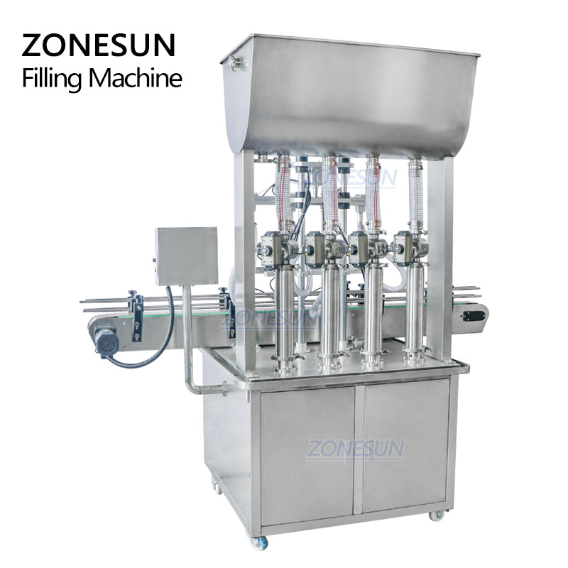 4 Nozzle Automatic Paste Filling Machine