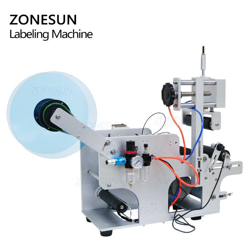 semi-auto round bottle labeling machine