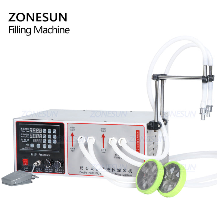 GFK-17B Double Nozzles Liquid Filling Machine