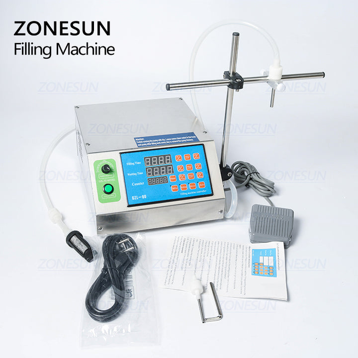 Gear pump liquid filling machine