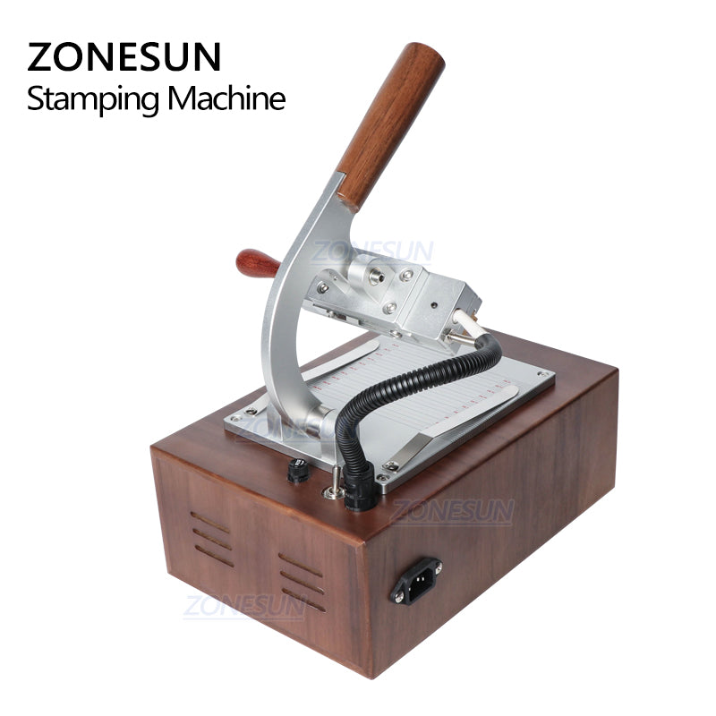 ZONESUN ZS-110C Digital Hot Foil Stamping Machine For Wood Leather Paper Custom Logo Stamp - ZONESUN TECHNOLOGY LIMITED