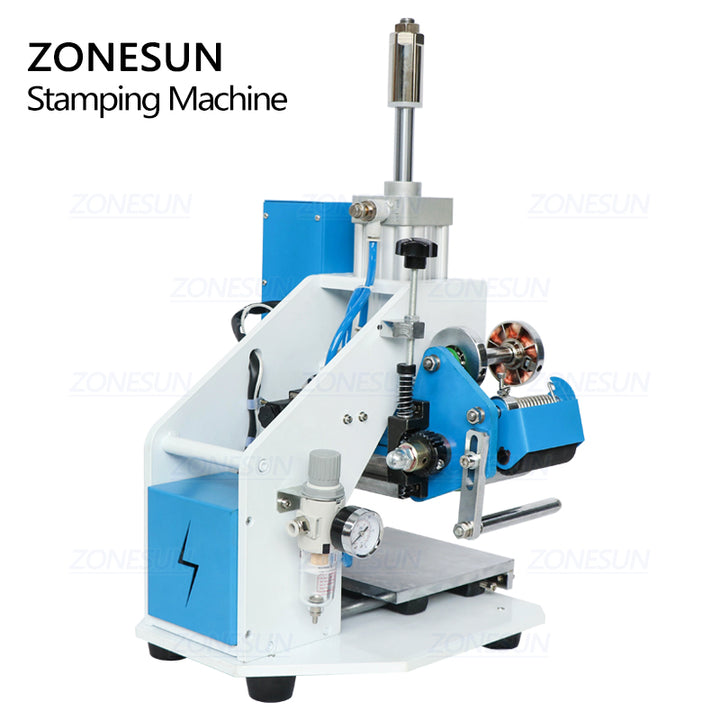 ZONESUN ZS-819A Pneumatic Stamping Machine For Leather Paper Wood - ZONESUN TECHNOLOGY LIMITED