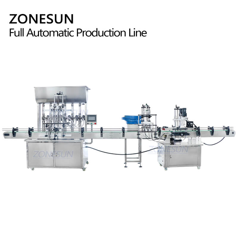 ZS-FAL180AP Automatic Paste Filling Capping Machine with Cap Feeder