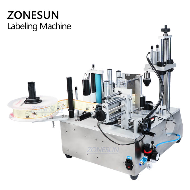 Hexagon bottle labeling machine