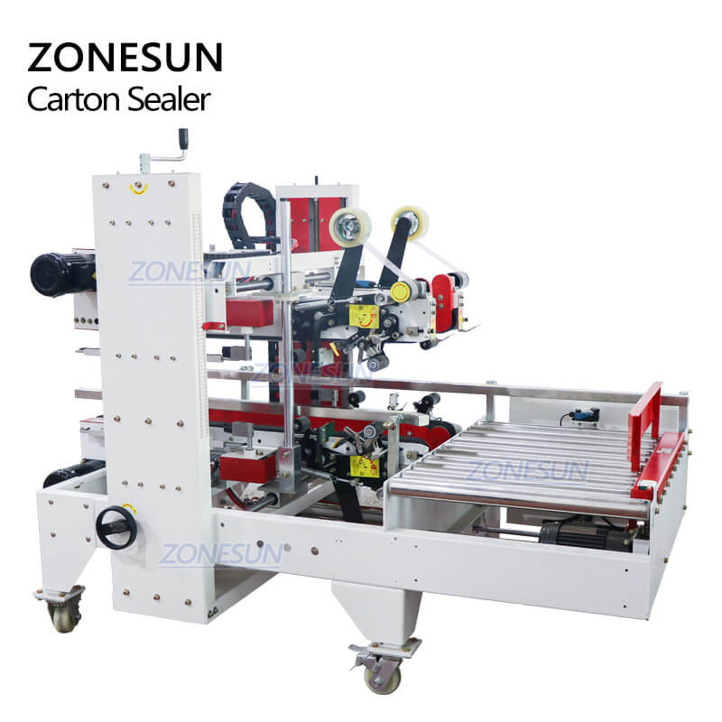 ZONESUN ZS-FK8001 Automatic Carton Sealing Machine Box Sealer Packing Machine